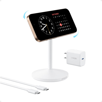 Anker MagGo Wireless Charger (Stand) with Adapter and Cable BOA - Mann
