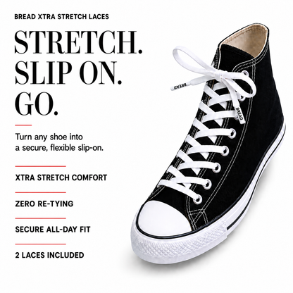 BREAD Xtra Stretch Flat Laces