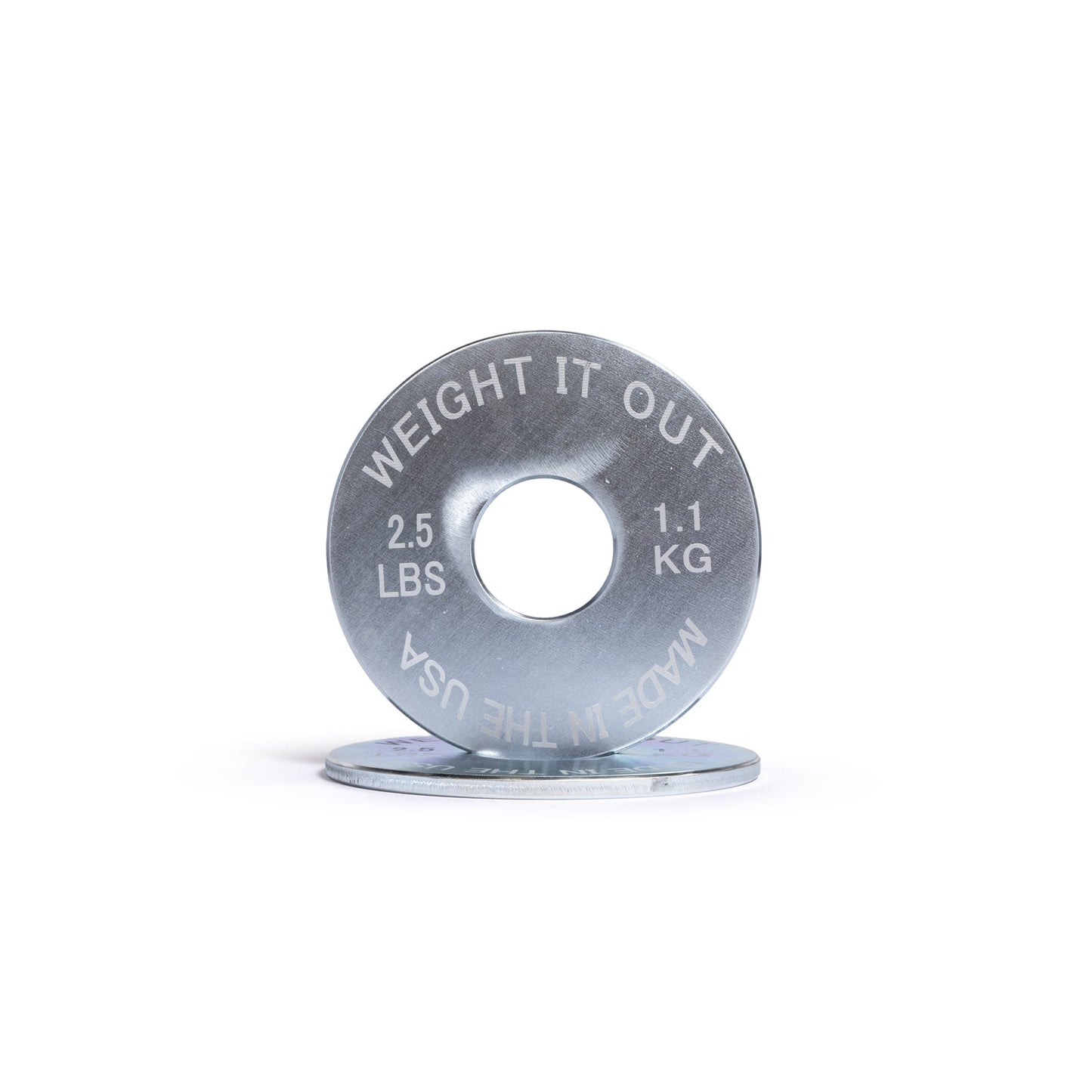 Pre-Order: Weight It Out - Custom Engraved Solid Steel Calibrated Weight Plate Pairs