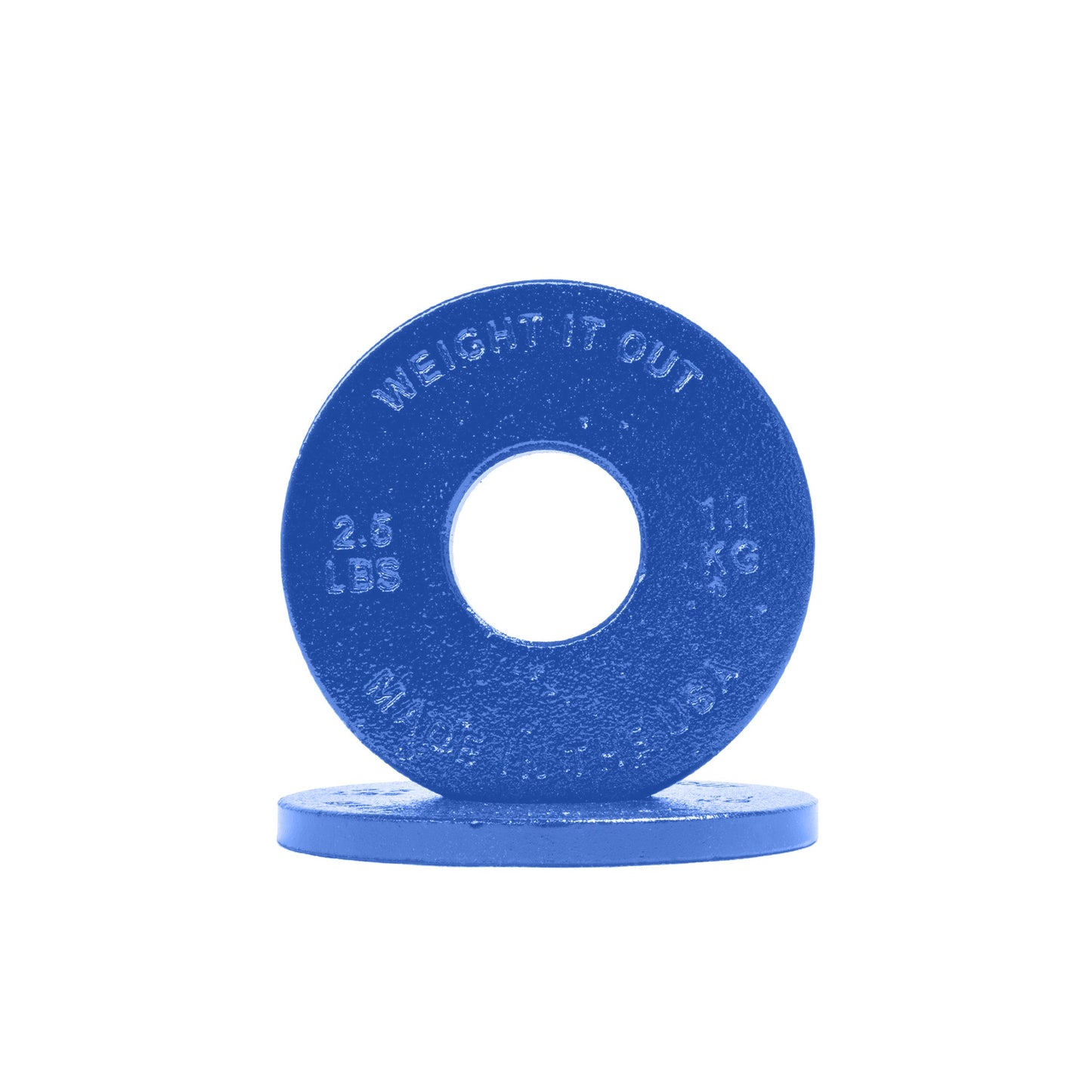 Weight It Out - Standard 1" Center Hole Cast Iron Machined Weight Plate Pairs