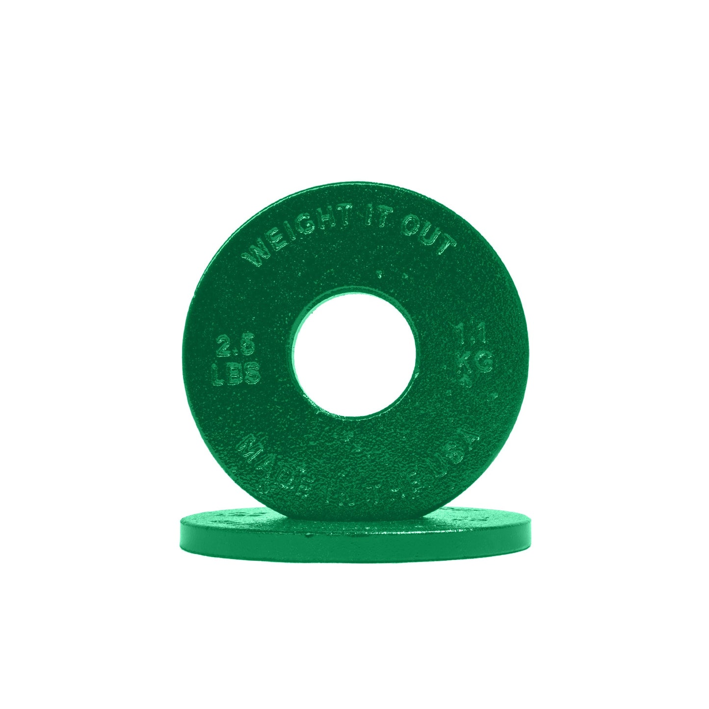 Weight It Out - Standard 1" Center Hole Cast Iron Machined Weight Plate Pairs
