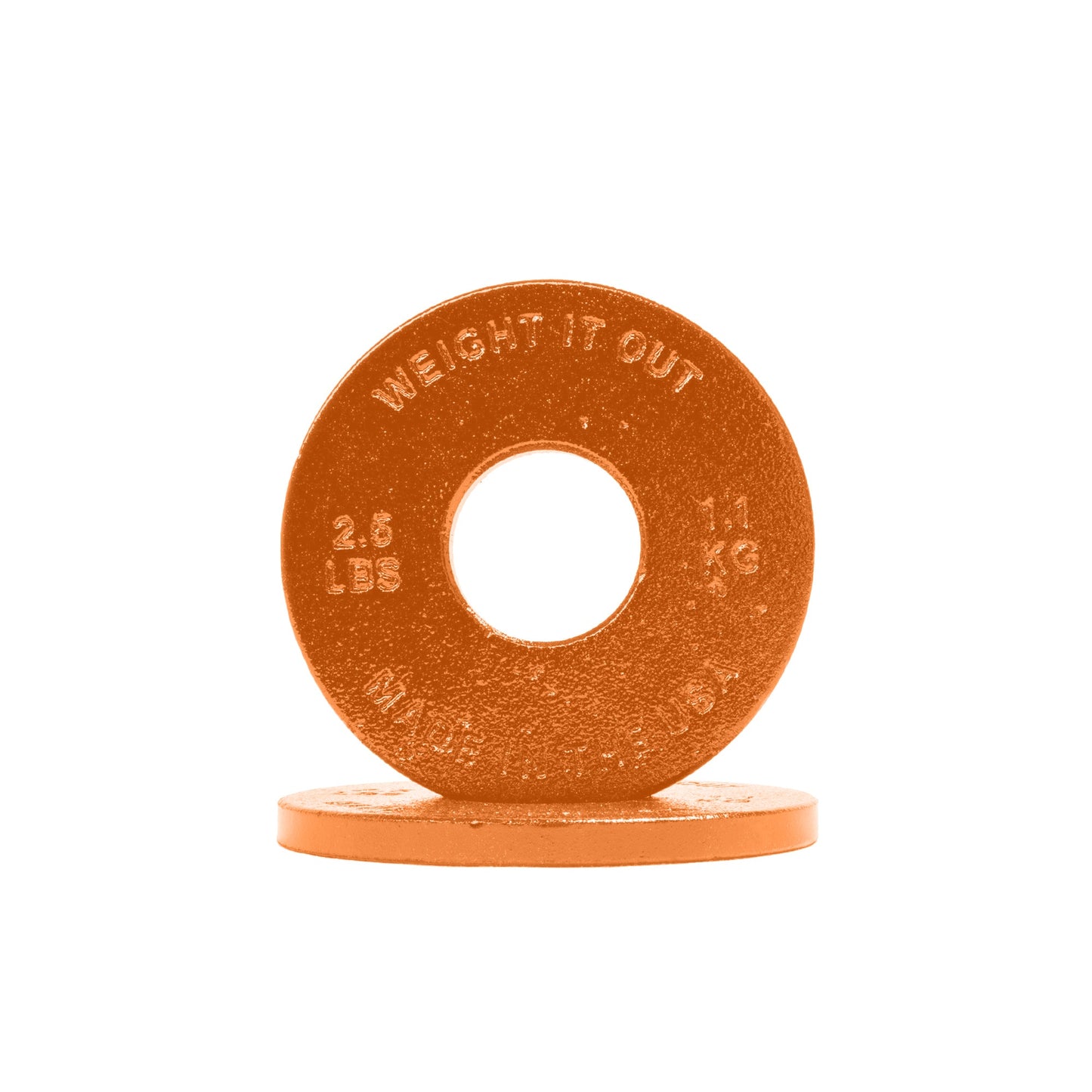 Weight It Out - Standard 1" Center Hole Cast Iron Machined Weight Plate Pairs