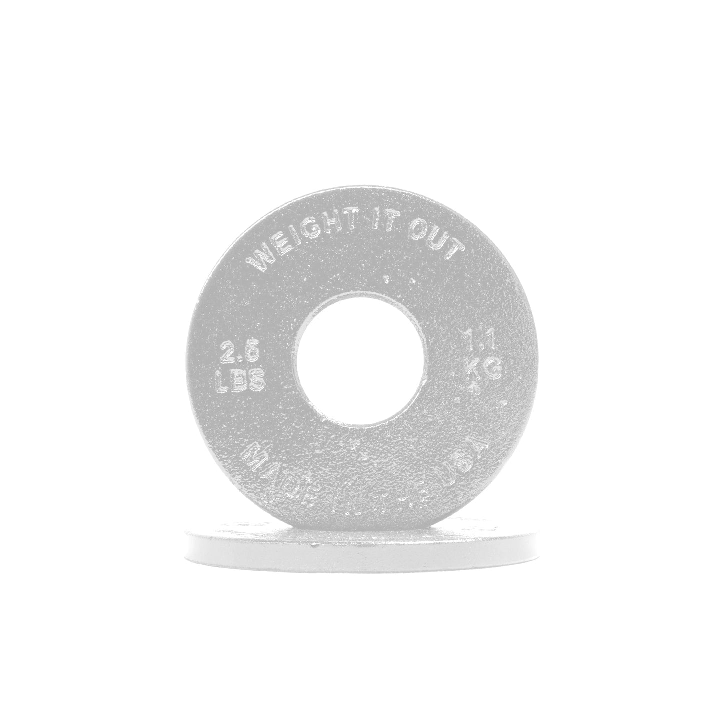 Weight It Out - Standard 1" Center Hole Cast Iron Machined Weight Plate Pairs