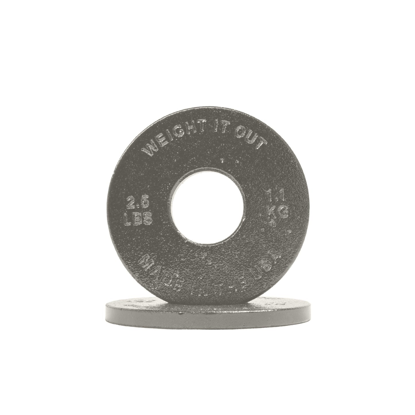 Weight It Out - Standard 1" Center Hole Cast Iron Machined Weight Plate Pairs