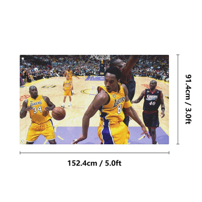 AthleteFlags 2000 Kobe And Shaq Flag - Mann
