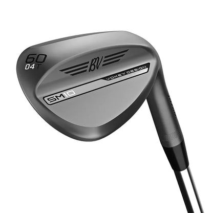 Titleist Vokey Design SM10 golf wedge with 60 degree loft, black finish, men's golf equipment