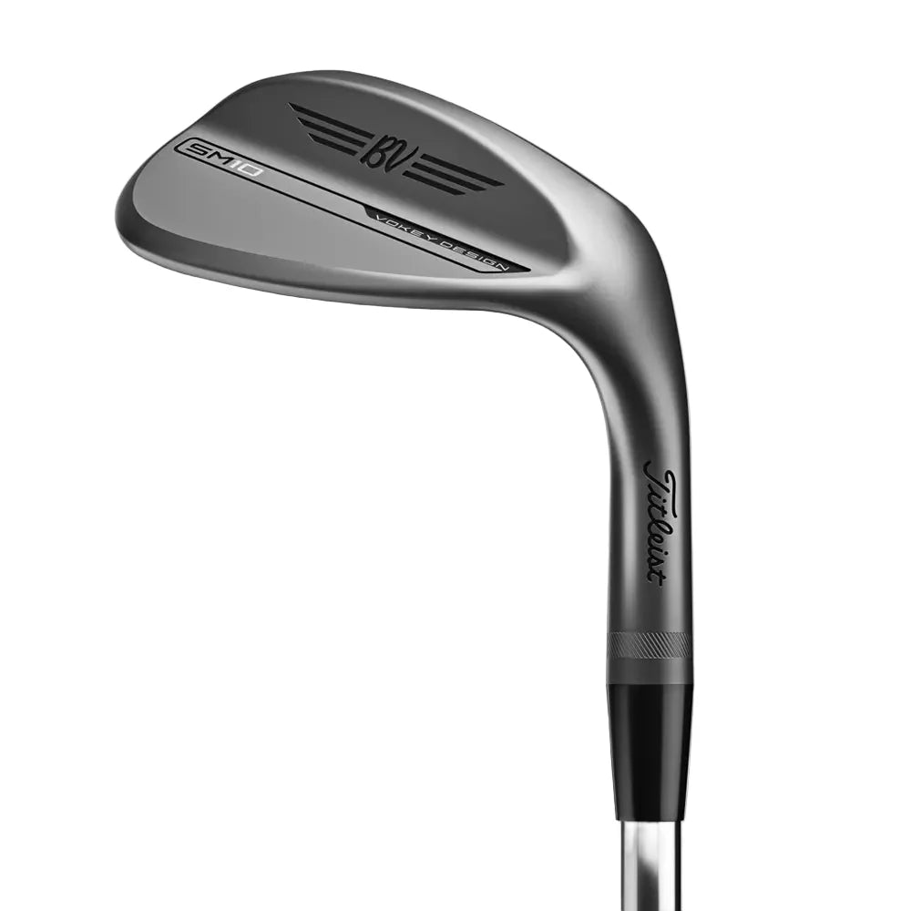 Titleist Vokey Design SM10 golf wedge with brushed steel finish for men’s golf gear