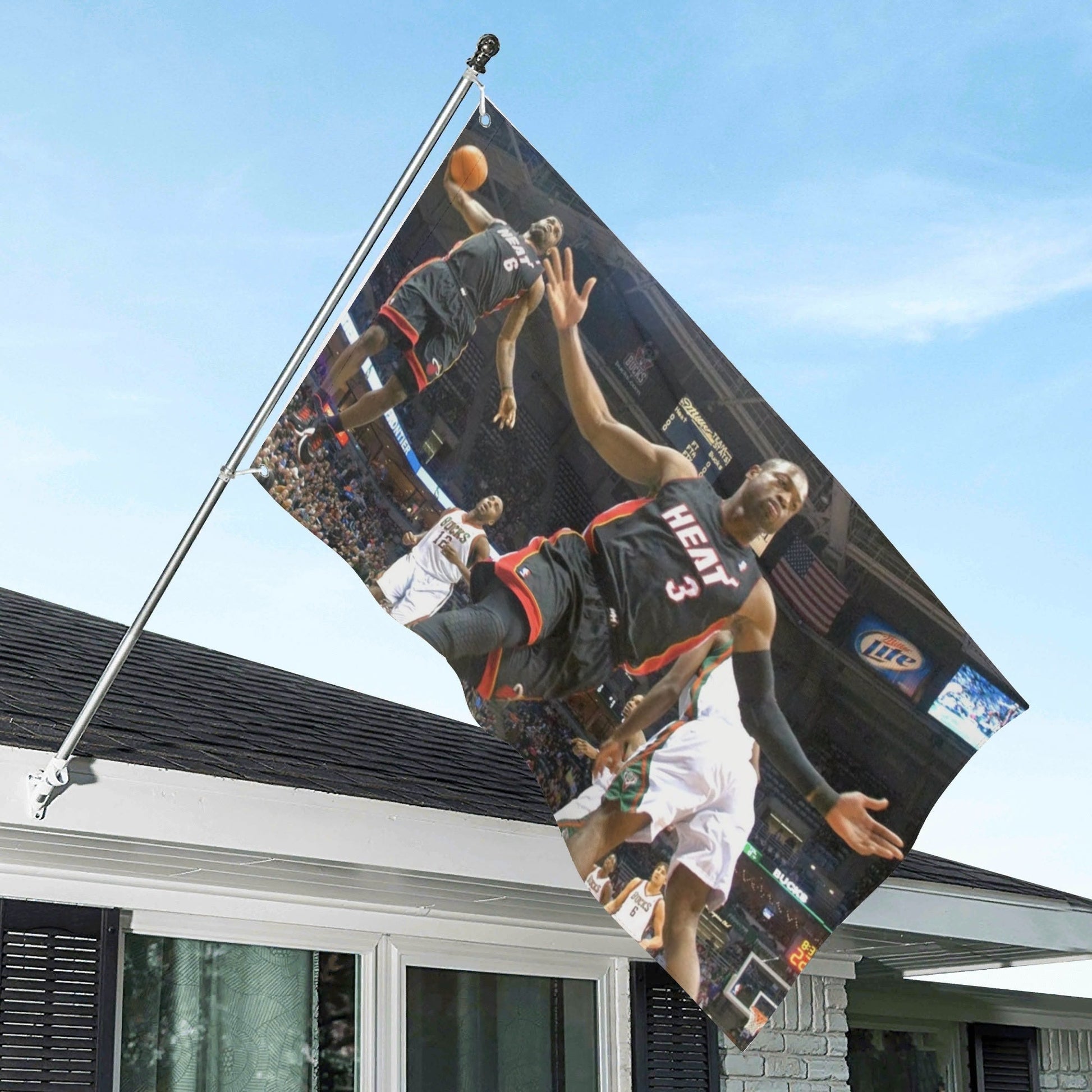 AthleteFlags 2010 Lebron and DWade Flag - Mann