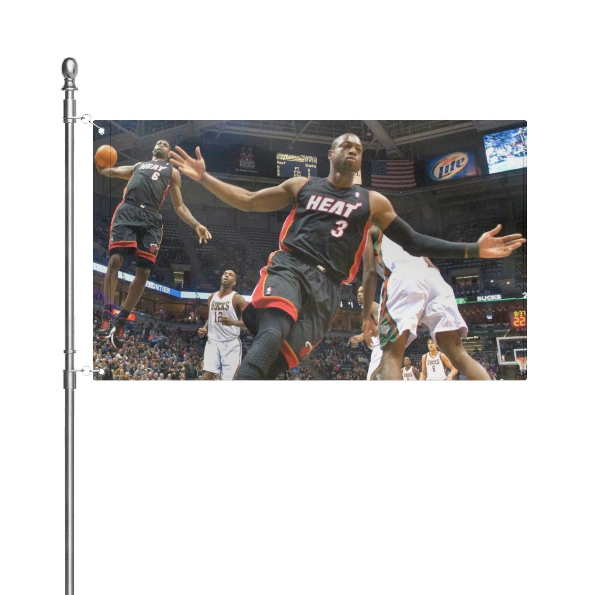 AthleteFlags 2010 Lebron and DWade Flag - Mann