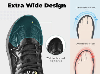 FitVille Men's Rebound Core Walking Shoes V1 - 3