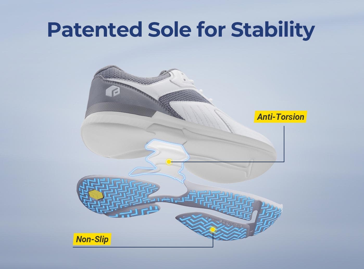 FitVille Men's Court Tennis Amadeus V1 - 12