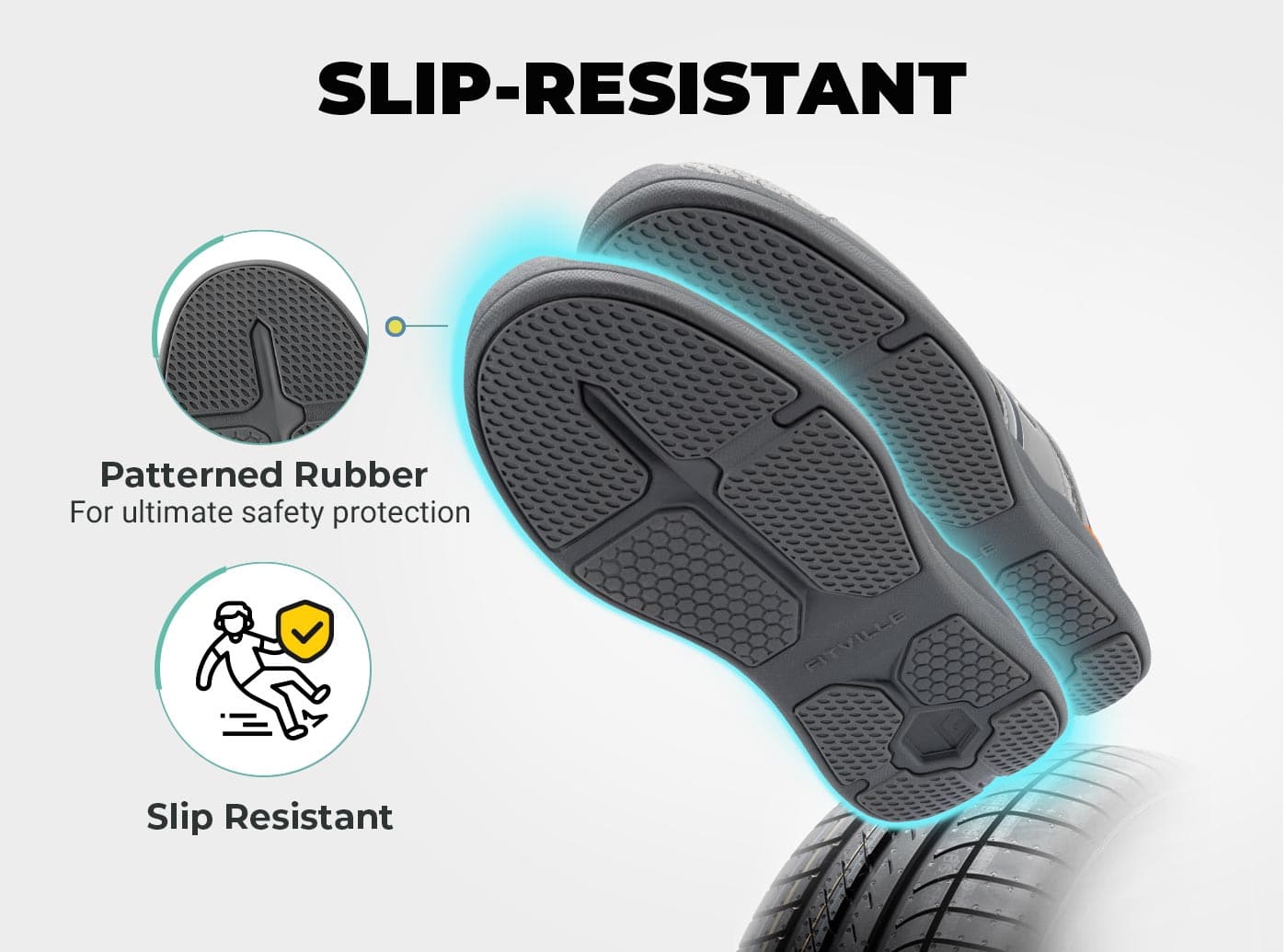 FitVille Men's Fresh Core Running Shoes V1 - 21