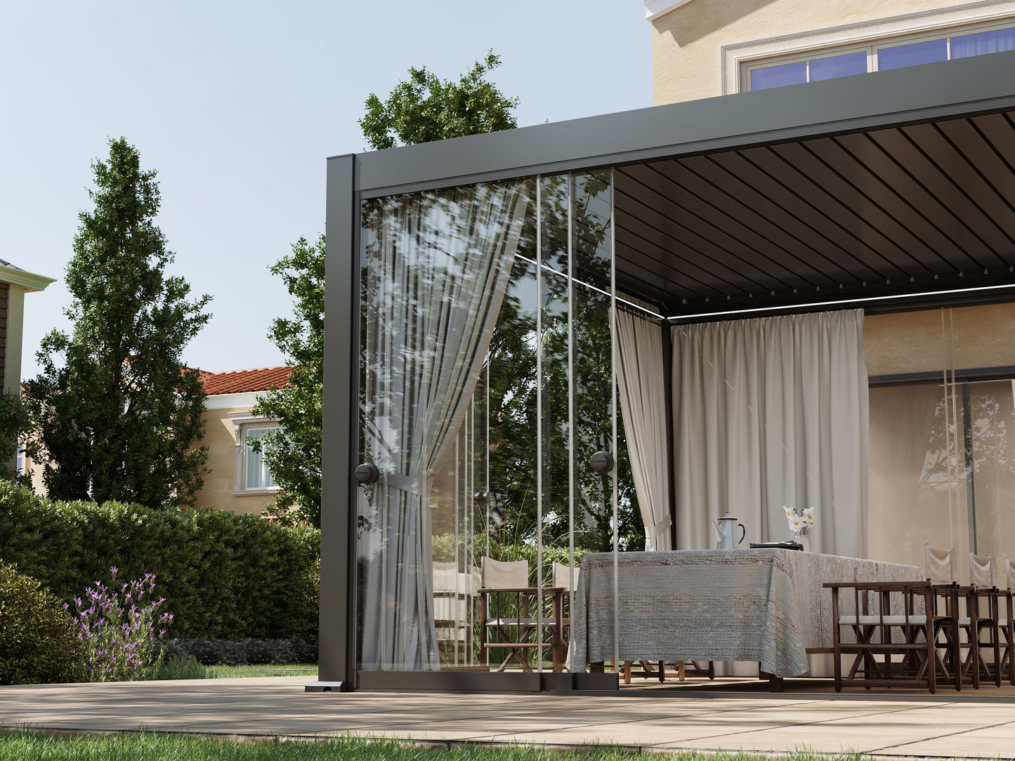 FlexPatio Curtain for Glass Door