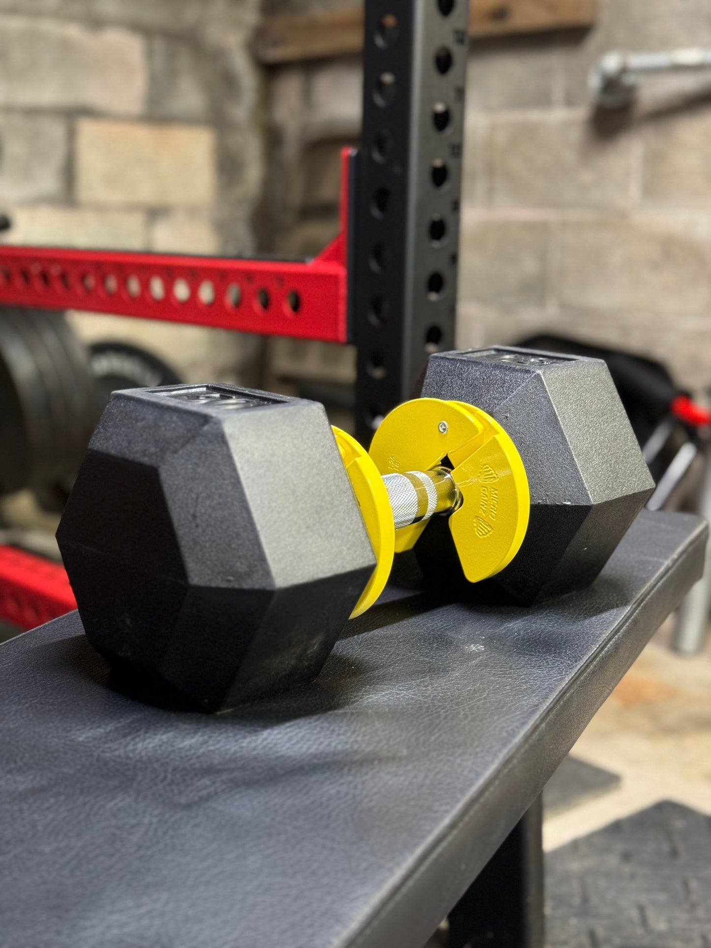 Micro Gainz Yellow 1.25LB Dumbbell Fractional Weight Plates