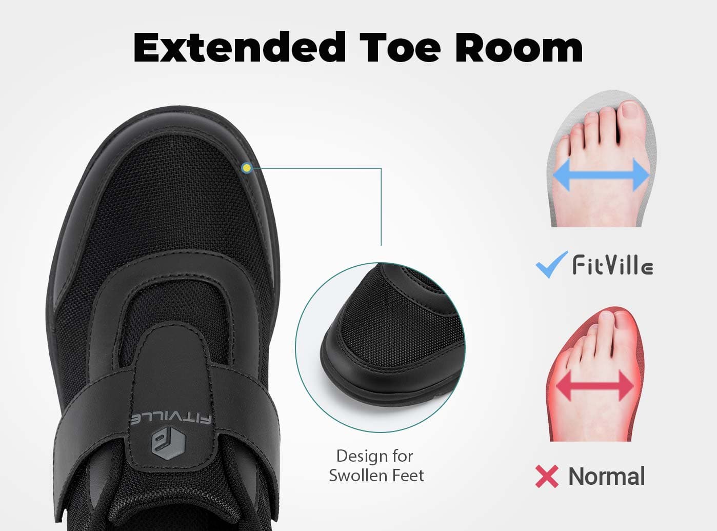 FitVille Men's EasyTop StrapEase V4 - Mann