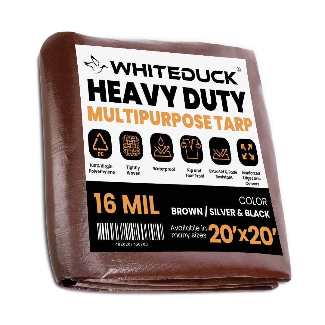 WDO Super Heavy Duty Poly Tarp Cover Thick 16 Mil, 8 oz