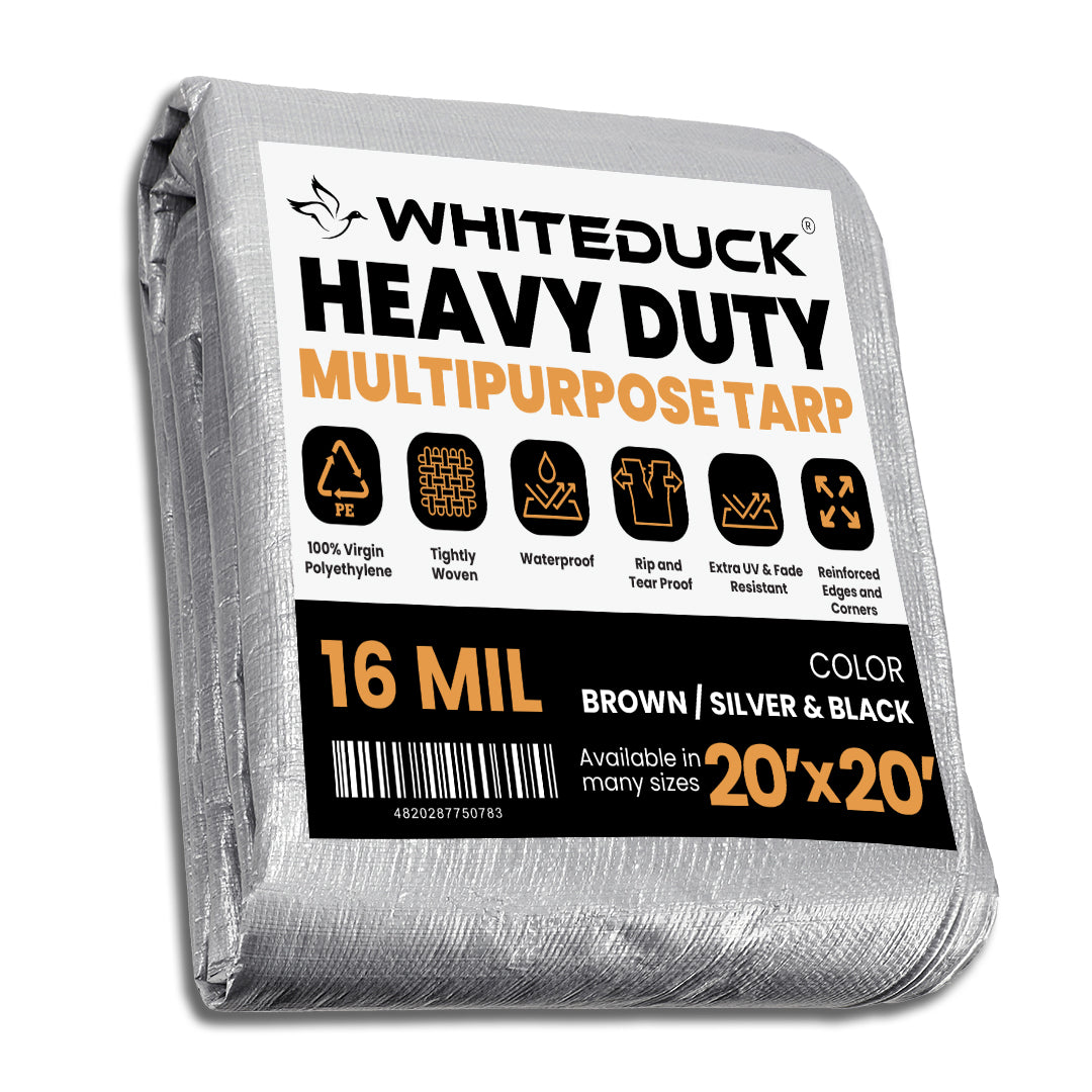 WDO Super Heavy Duty Poly Tarp Cover Thick 16 Mil, 8 oz
