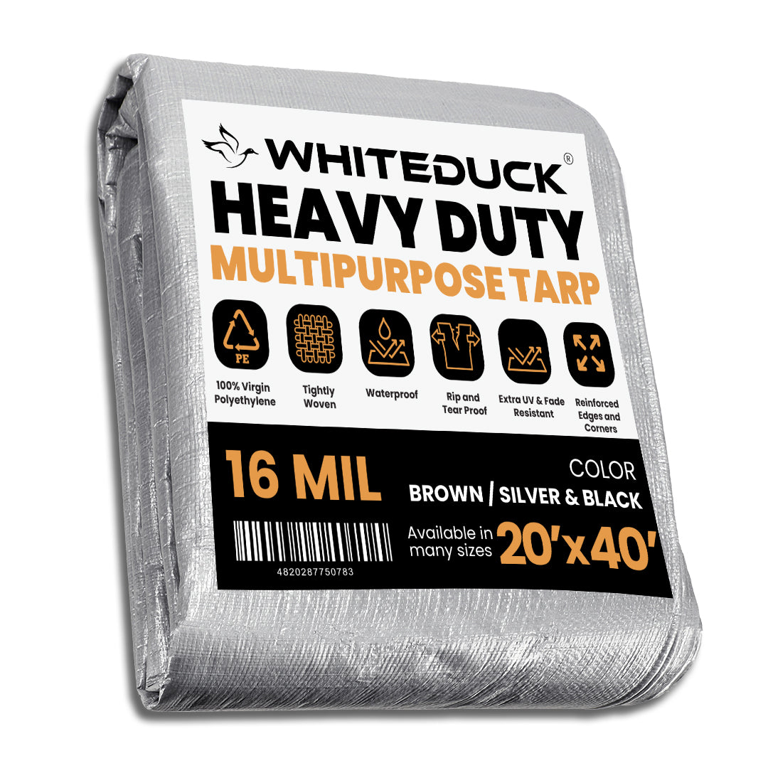 WDO Super Heavy Duty Poly Tarp Cover Thick 16 Mil, 8 oz