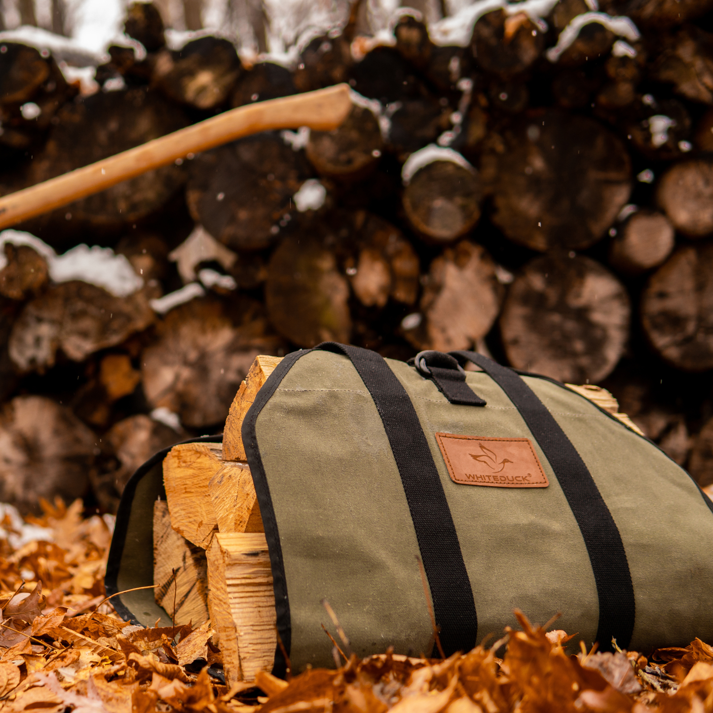 WDO Boat Shape Canvas Firewood Log Carriers