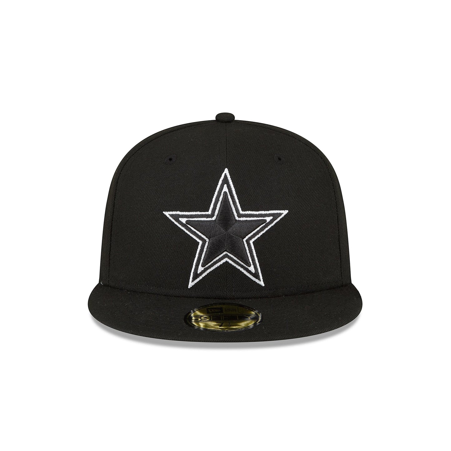 Dallas Cowboys - Mens Side Patch 59Fifty Black Hat - Mann
