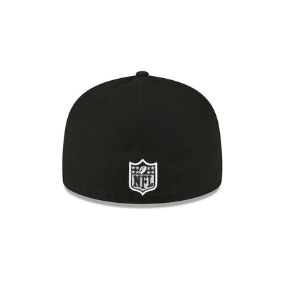 Dallas Cowboys - Mens Side Patch 59Fifty Black Hat - Mann