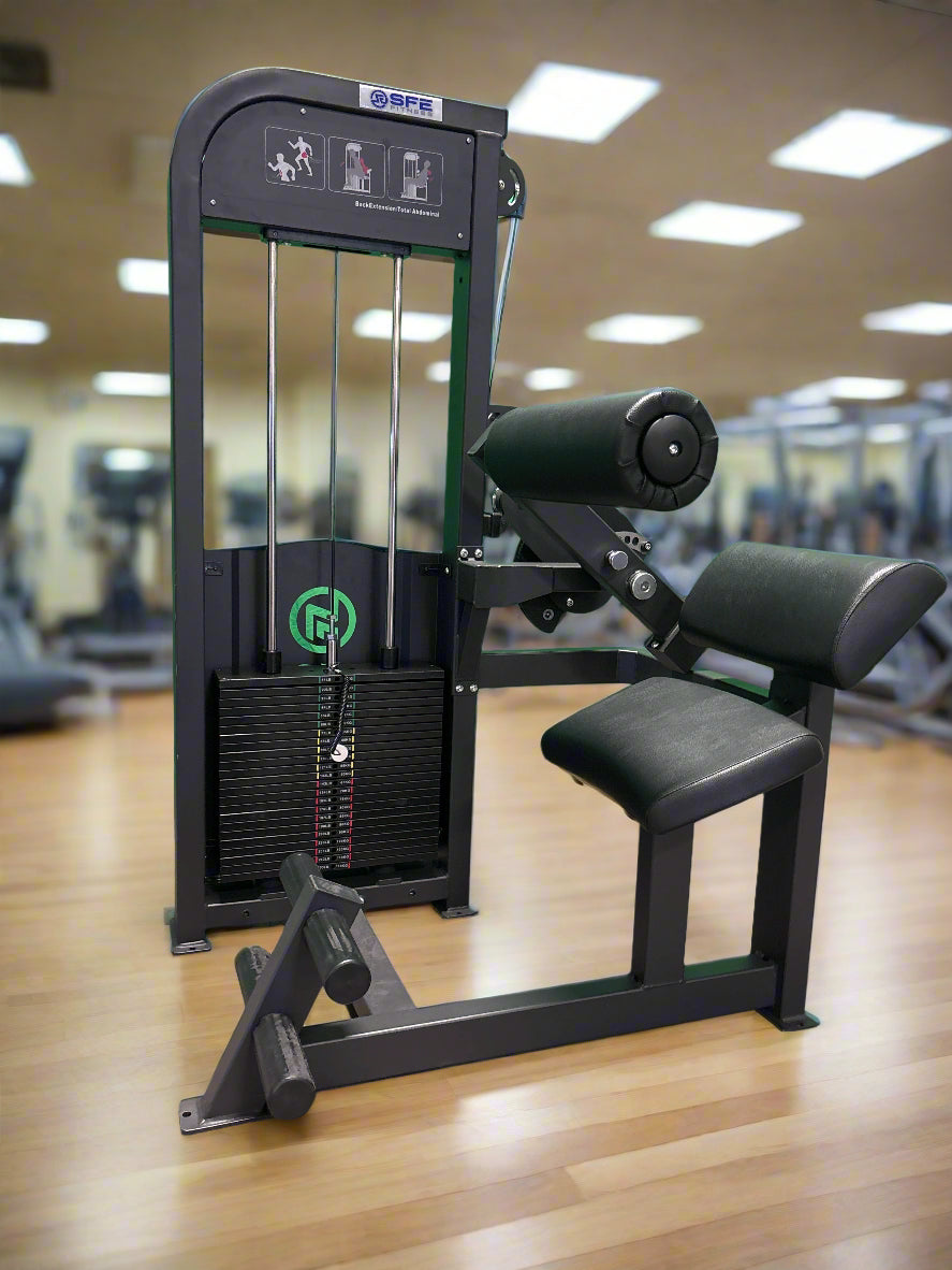 SFE Selectorized Back & Ab Combo Machine w/ 250lb Weight Stack