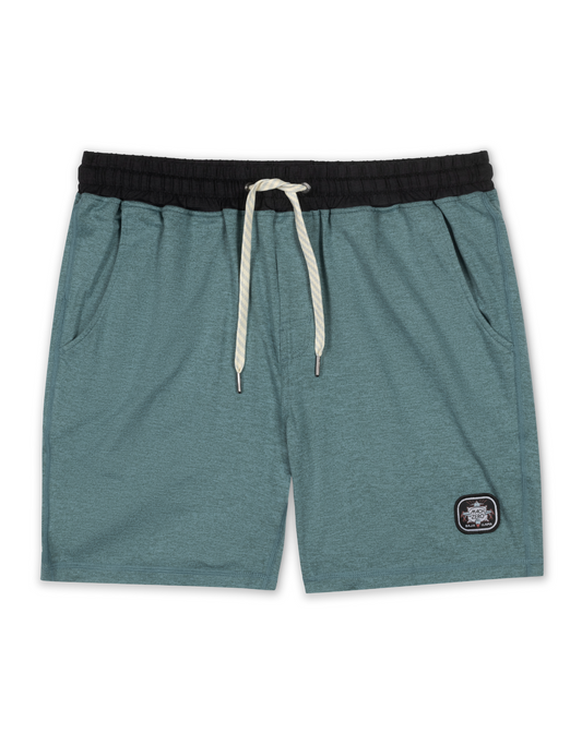 Baja Llama Mach Zero Lounge Shorts - Atlantic Green