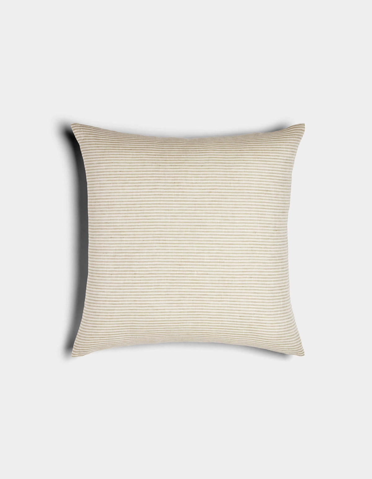 Cozy Earth Striped Linen Throw Pillow