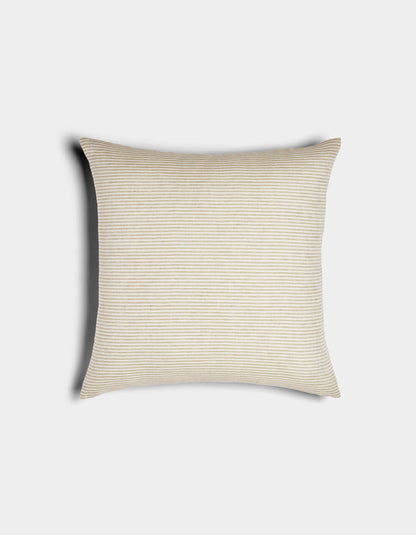 Cozy Earth Striped Linen Throw Pillow