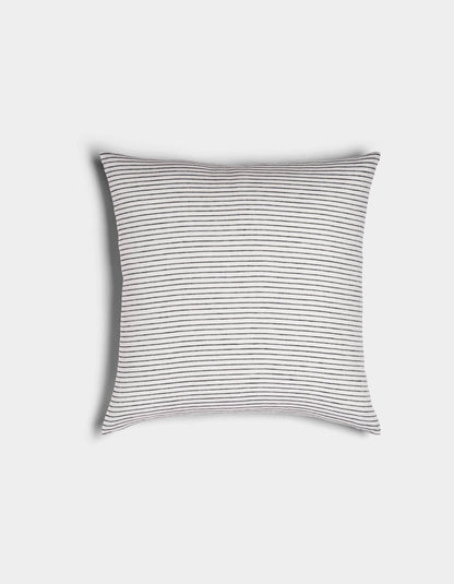 Cozy Earth Striped Linen Throw Pillow