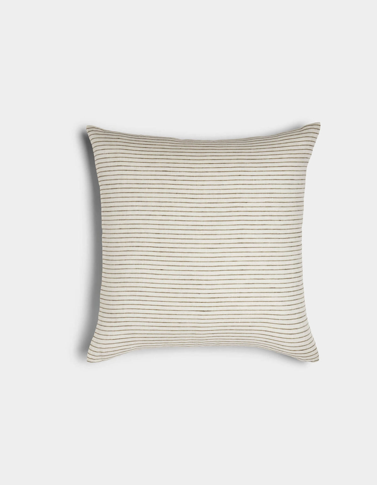 Cozy Earth Striped Linen Throw Pillow