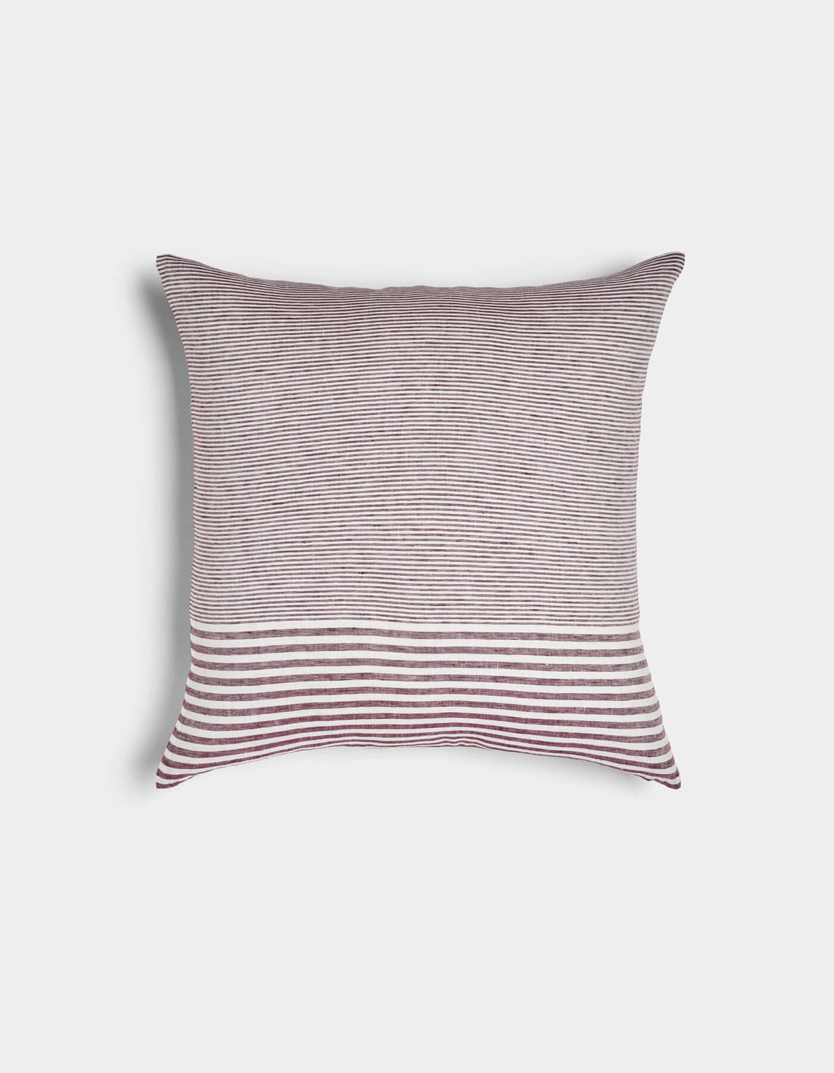Cozy Earth Striped Linen Throw Pillow