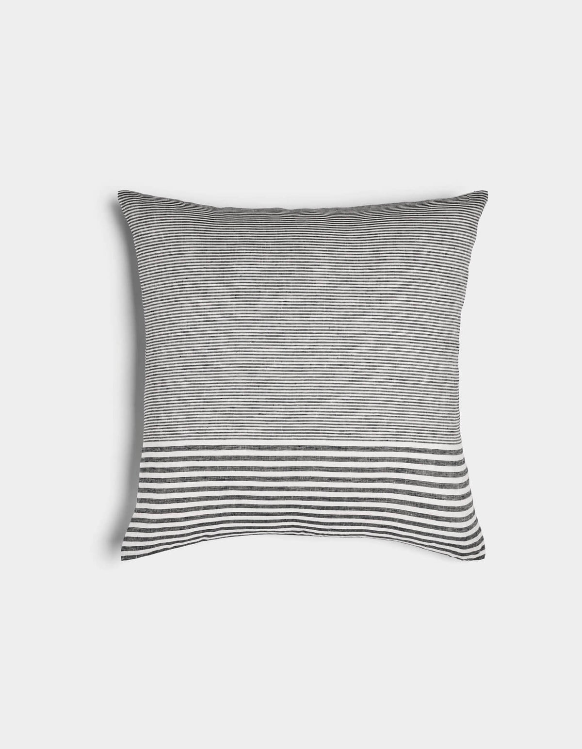 Cozy Earth Striped Linen Throw Pillow