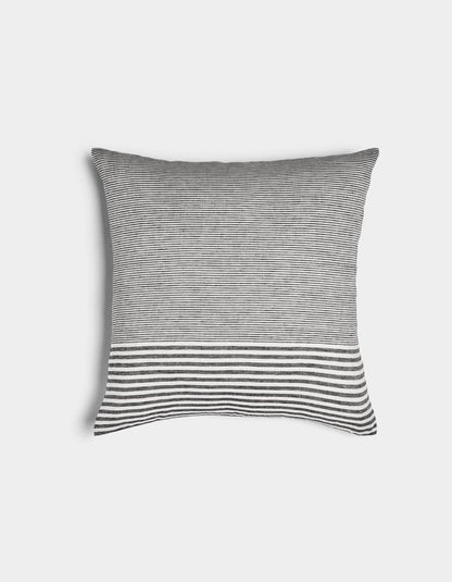 Cozy Earth Striped Linen Throw Pillow
