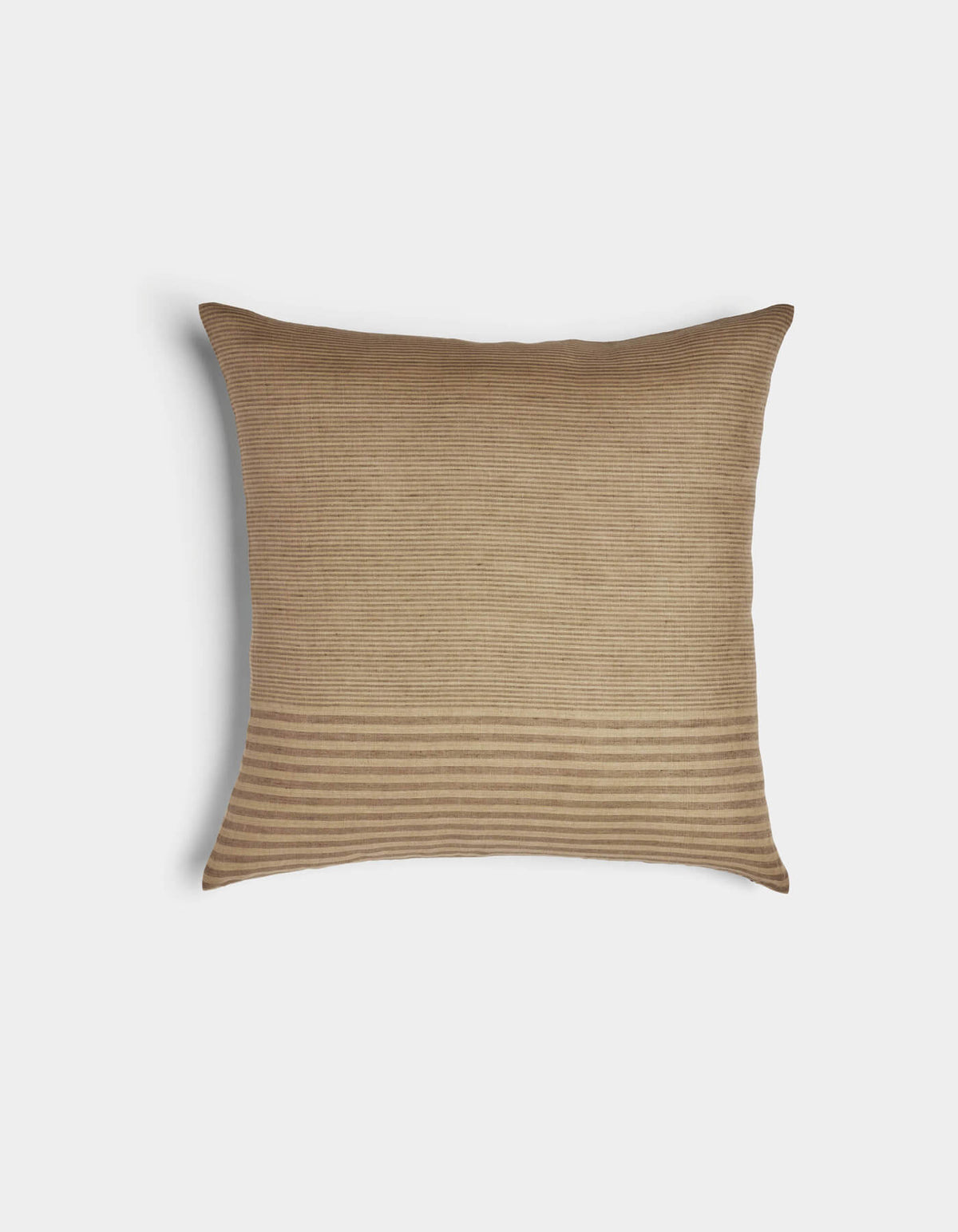 Cozy Earth Striped Linen Throw Pillow