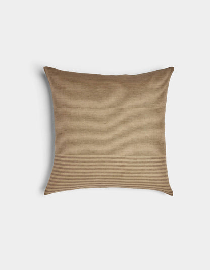 Cozy Earth Striped Linen Throw Pillow