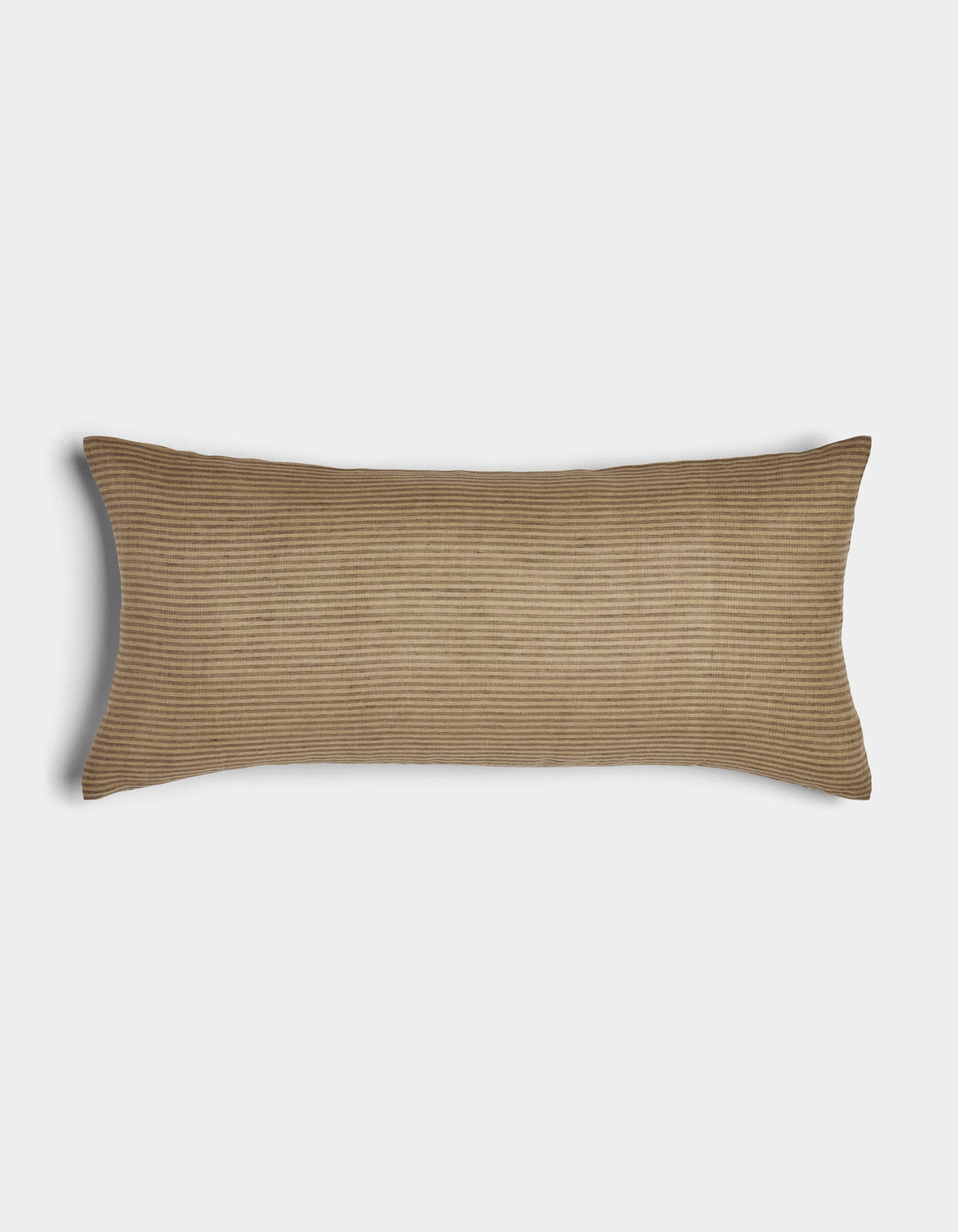 Cozy Earth Striped Linen Throw Pillow