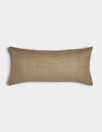 Cozy Earth Striped Linen Throw Pillow