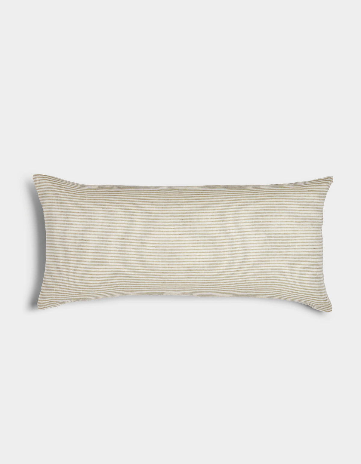 Cozy Earth Striped Linen Throw Pillow