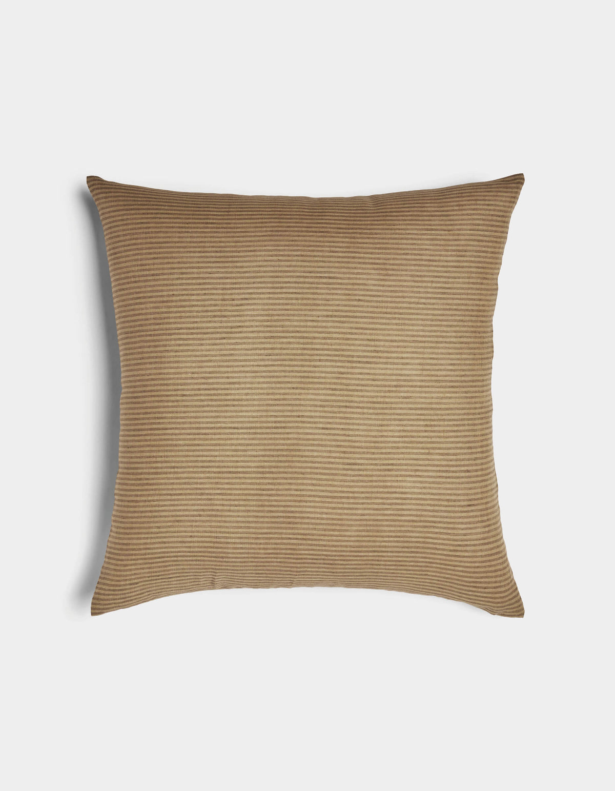 Cozy Earth Striped Linen Throw Pillow