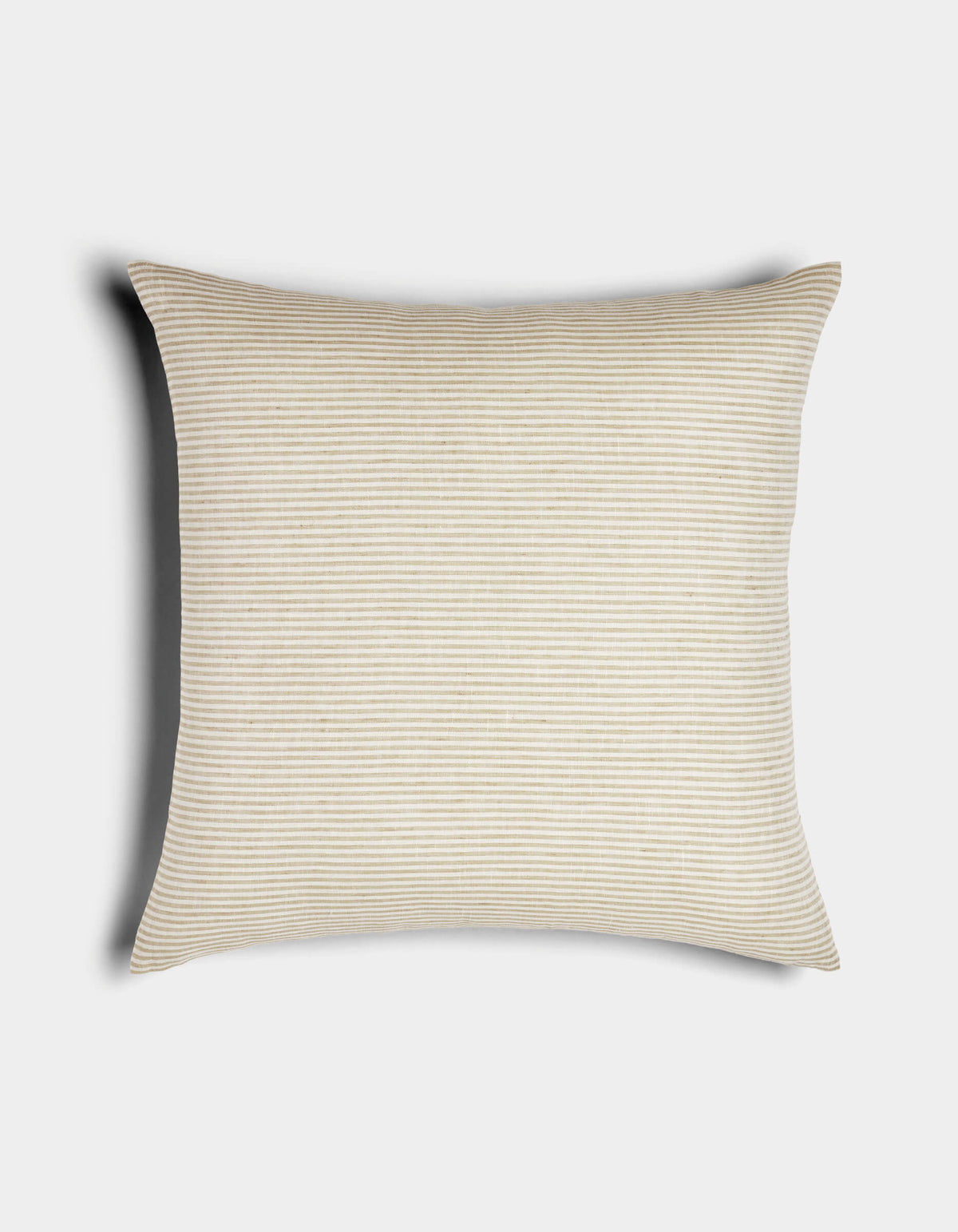 Cozy Earth Striped Linen Throw Pillow
