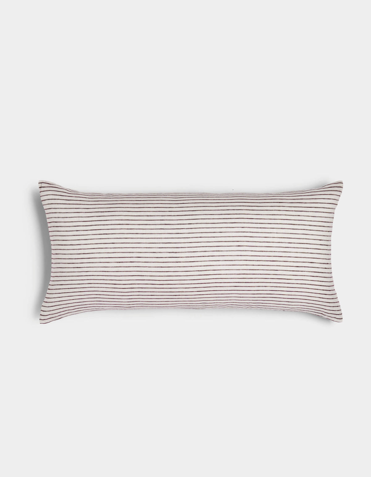 Cozy Earth Striped Linen Throw Pillow