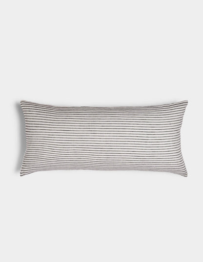 Cozy Earth Striped Linen Throw Pillow
