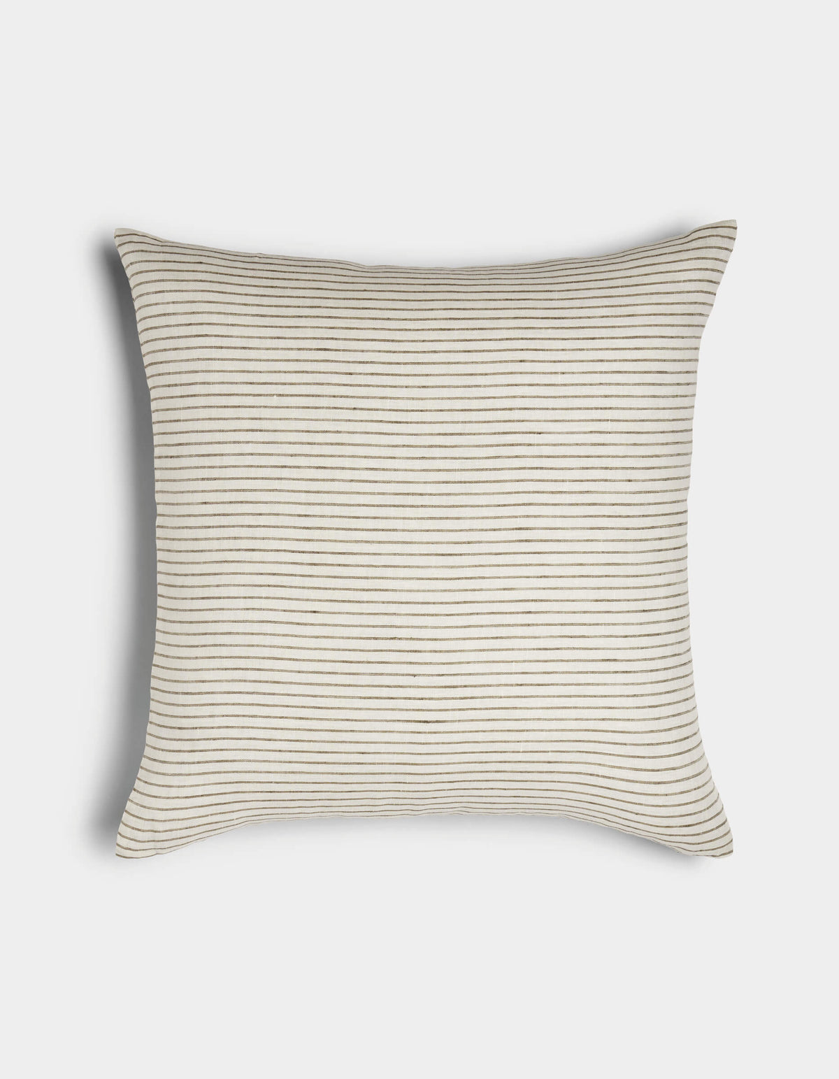 Cozy Earth Striped Linen Throw Pillow