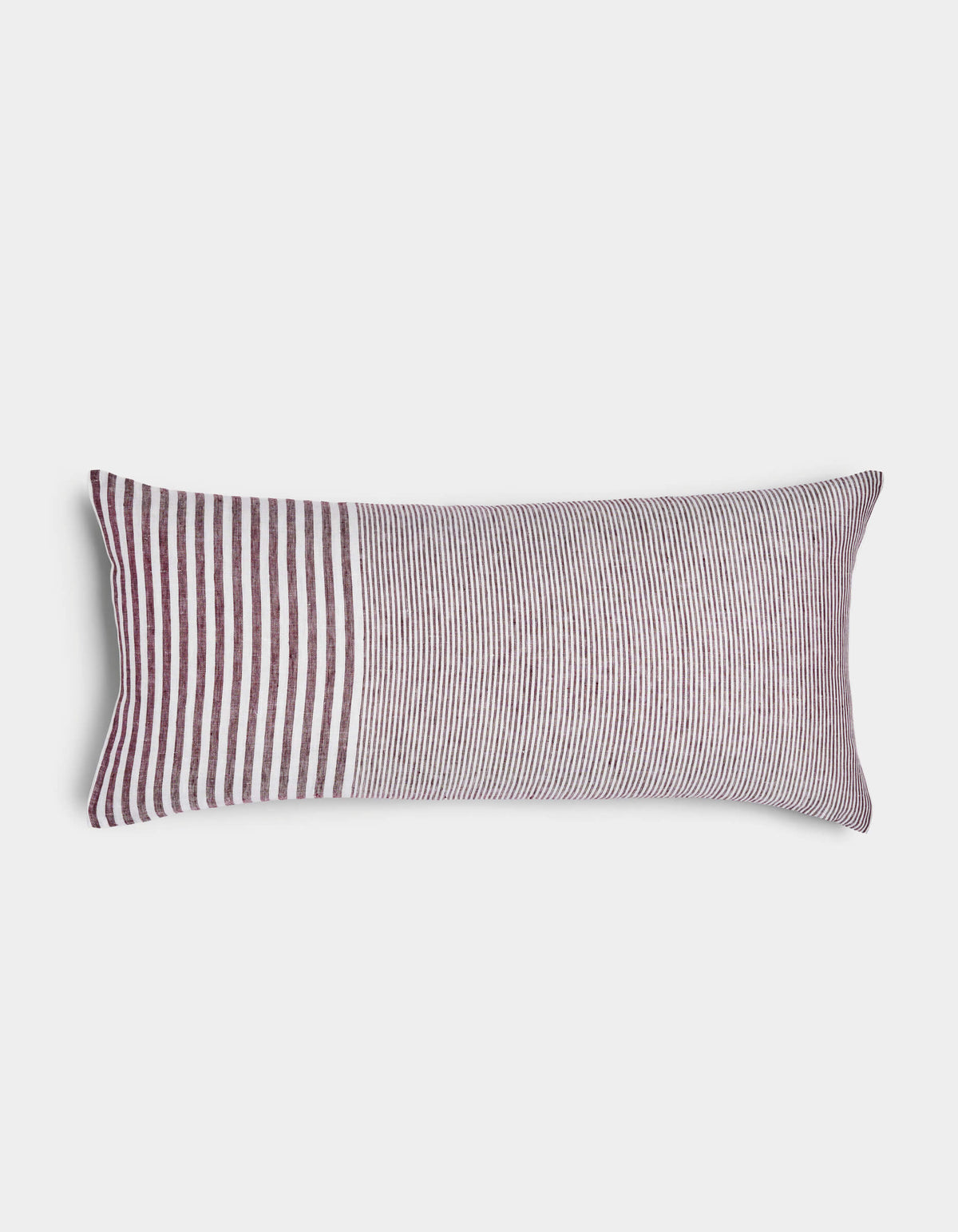 Cozy Earth Striped Linen Throw Pillow