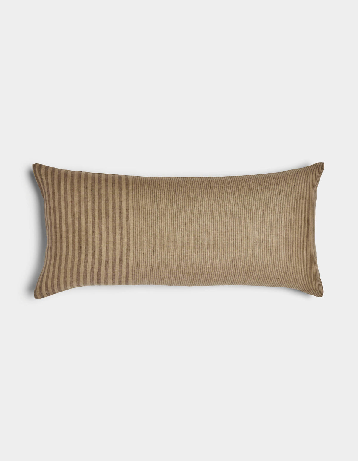 Cozy Earth Striped Linen Throw Pillow