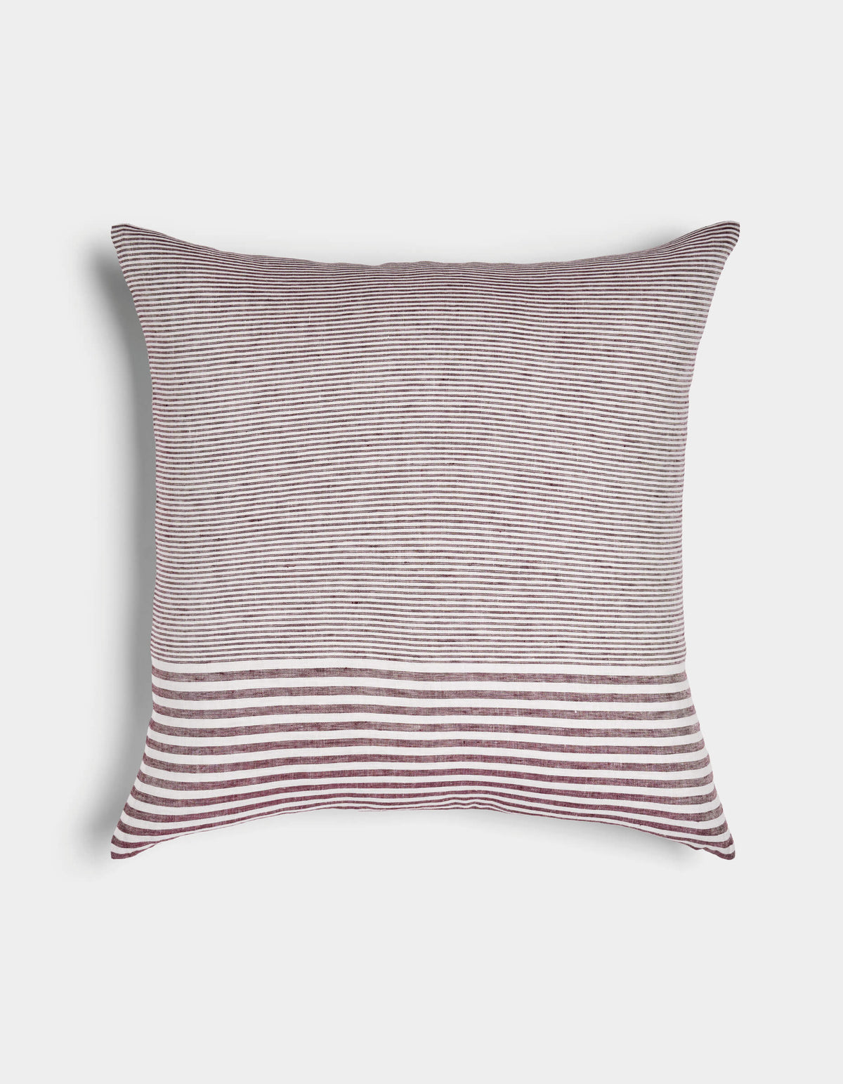 Cozy Earth Striped Linen Throw Pillow