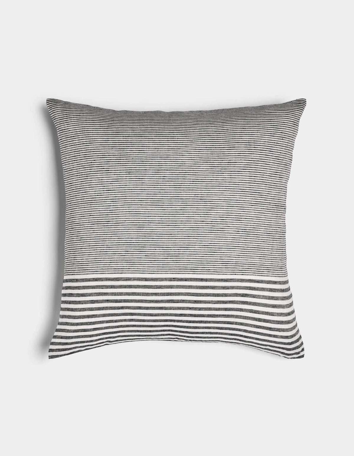 Cozy Earth Striped Linen Throw Pillow