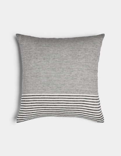 Cozy Earth Striped Linen Throw Pillow