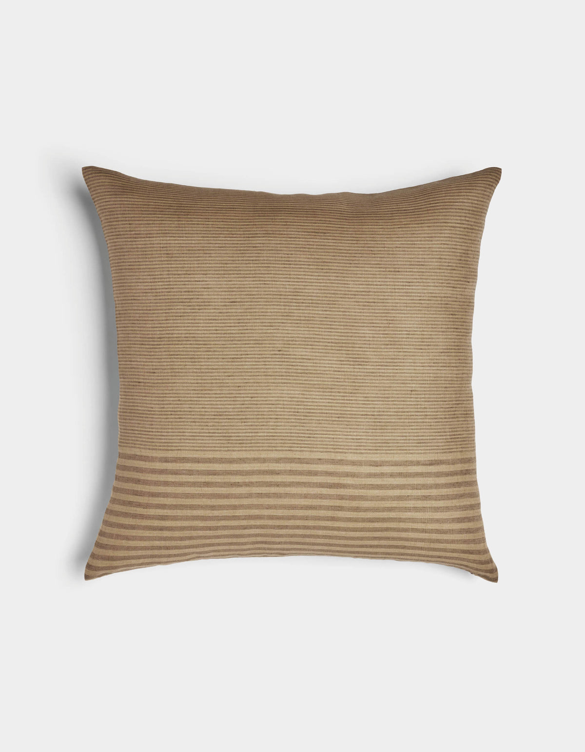 Cozy Earth Striped Linen Throw Pillow